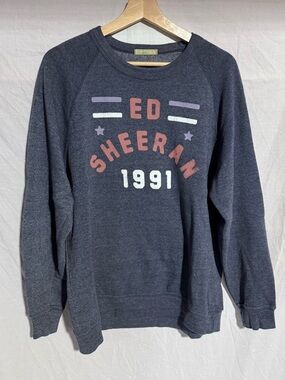 Alternative Earth Ed Sheeran crew neck sweatshirt Size XL